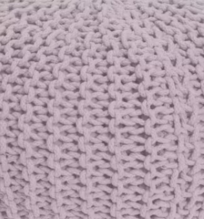 Moana Knitted Pouf - Lilac - 3