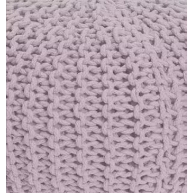 Moana Knitted Pouf - Lilac - 3