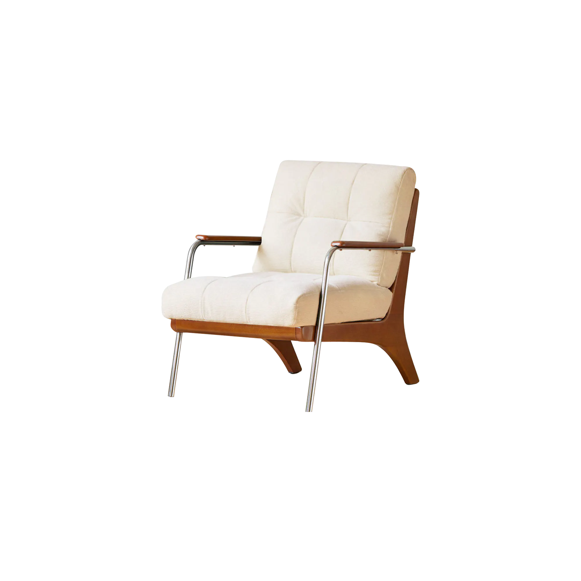 Maico Lounge Chair - Moon Beige (Fabric)