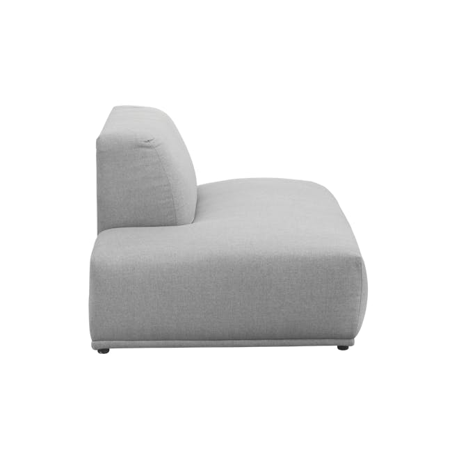 Milan 3 Seater Corner Extended Sofa - Slate (Fabric) - 3