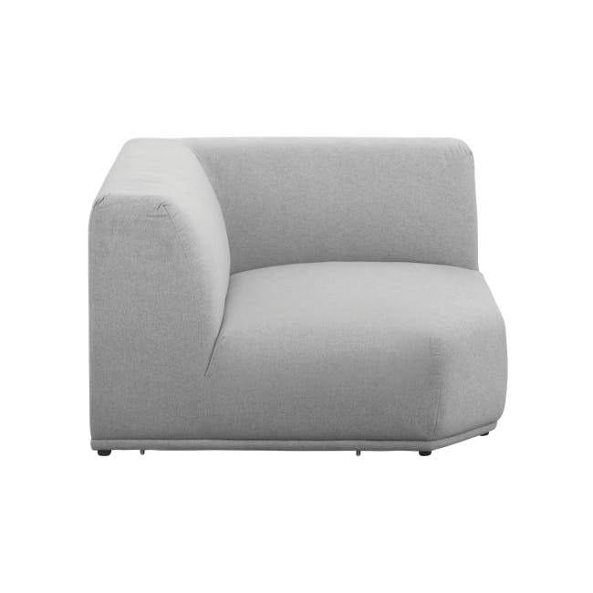 Milan 3 Seater Corner Extended Sofa - Slate (Fabric) - 11