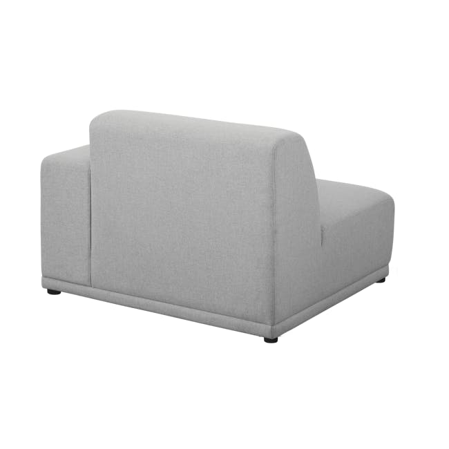 Milan 3 Seater Corner Extended Sofa - Slate (Fabric) - 8