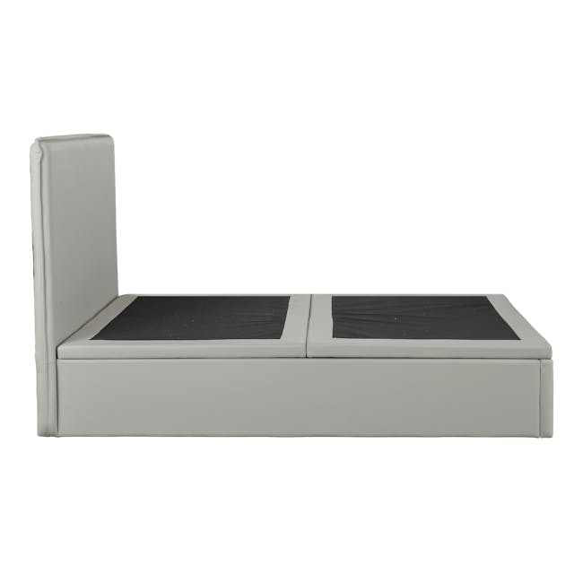 Arthur King Storage Bed - Oslo Grey (Faux Leather) - 5
