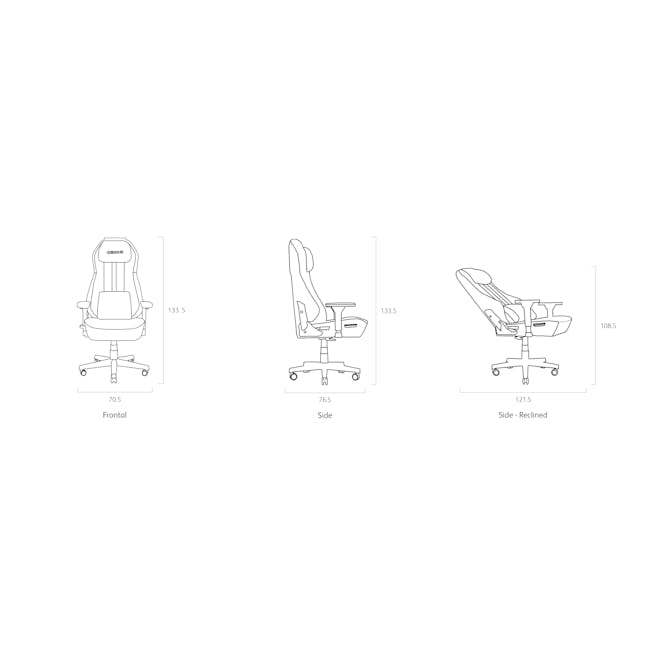 OSIM uThrone V Transformer Edition Gaming Massage Chair - Bumble Bee - 10