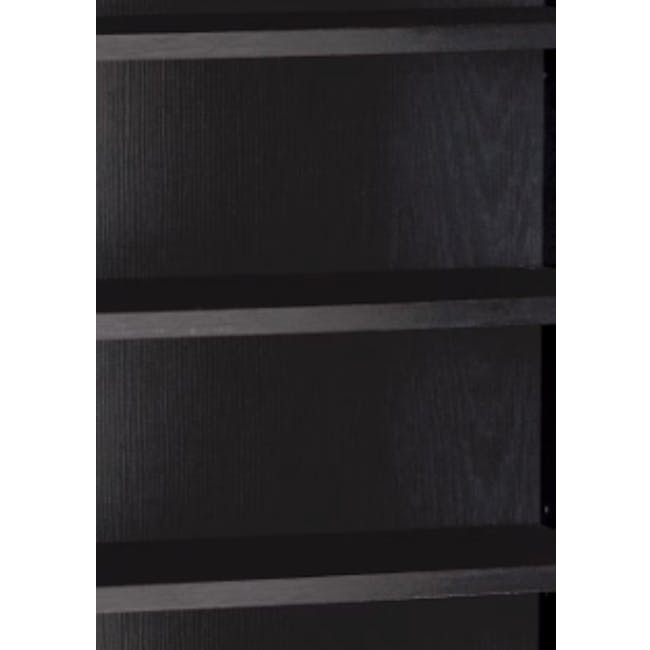 Harvey 2 Door Shoe Cabinet - Black, Grey - 4