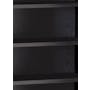 Harvey 2 Door Shoe Cabinet - Black, Grey - 4