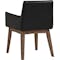 Clarkson Dining Table 2.2m in Cocoa with 4 Fabian Armchairs in Espresso - 10