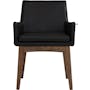 Fabian Dining Armchair - Cocoa, Espresso (Faux Leather) - 1