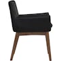 Fabian Dining Armchair - Cocoa, Espresso (Faux Leather) - 2