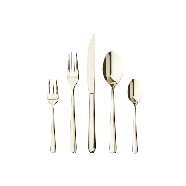 Charles Millen Signature Collection OPERA 20pc Cutlery Set in Gift Box - Champagne Gold - 1