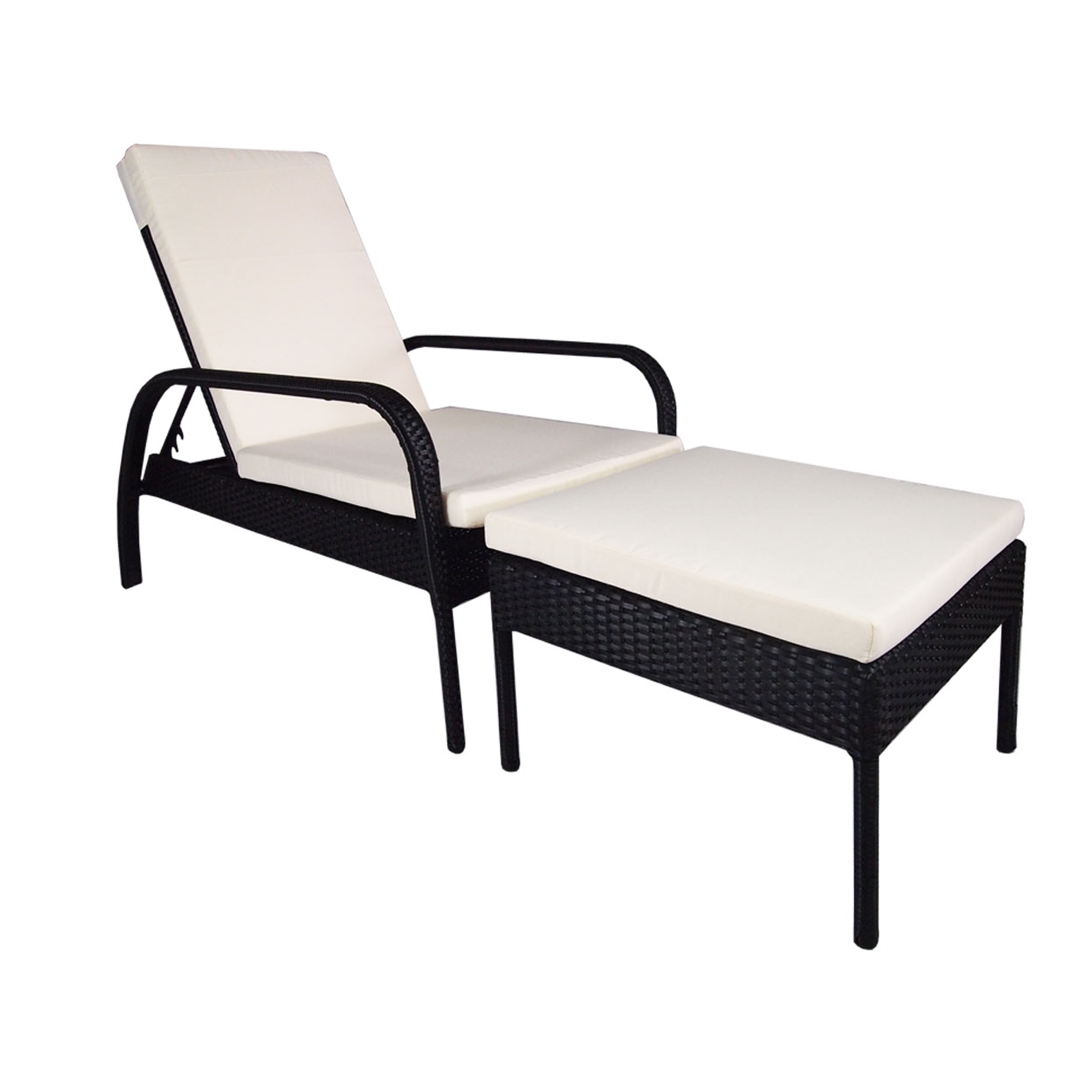 Ferraria Sunbed - White Cushion