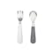 OXO Tot Fork & Spoon Set - Grey