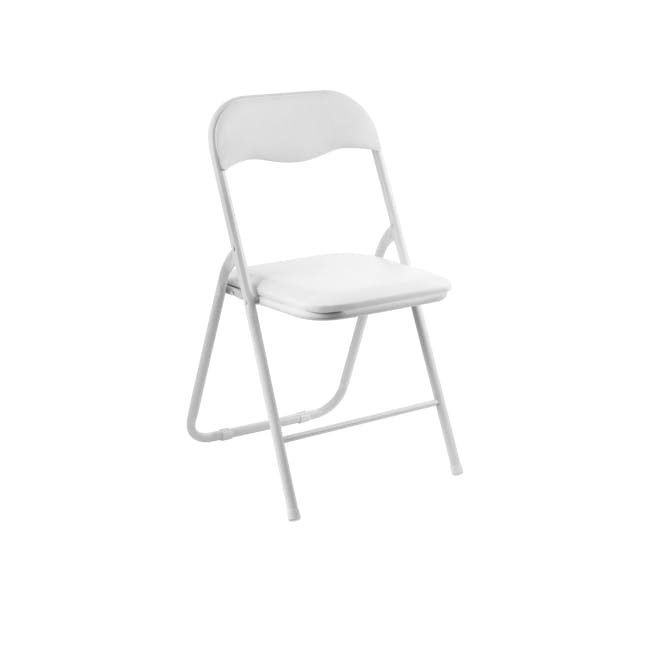Meko Folding Chair - White - 0