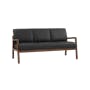 Mendo 3 Seater Sofa - Espresso (Faux Leather) - 1