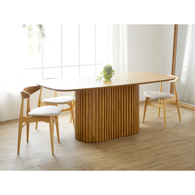Bolton Dining Table 1.6m - Oak - 5