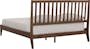 Callan Queen Bed with 2 Keva Bedside Tables in Cocoa - 5
