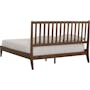 Callan Queen Bed with 2 Keva Bedside Tables in Cocoa - 5