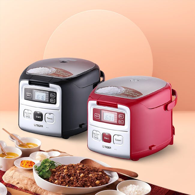 Tiger Microcomputer Controlled Rice Cooker 0.55L (Cool Black) - 6