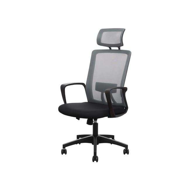 Warren High Back Office Chair - Grey - 1
