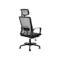 Warren High Back Office Chair - Grey - 3