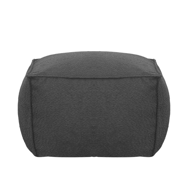 Cubic Square Bean Bag - Charcoal - 0