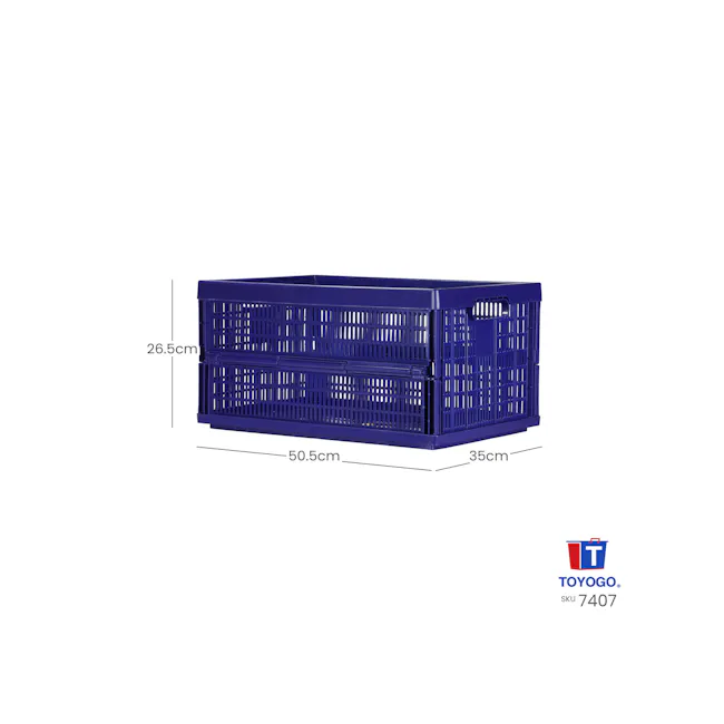 TOYOGO Flexibin Collapsible Storage - Blue - 2