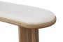 Catania Dining Table 1.8m with Catania Cushioned Bench 1.5m and 2 Catania Dining Chairs - 15