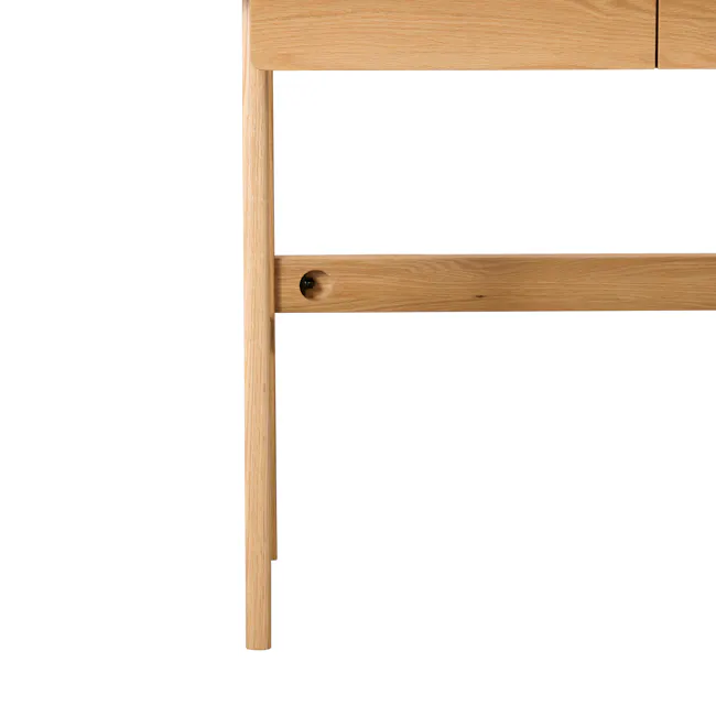Chase Study Table 1m - 23 - Wooden leg, leg hole, leg support, leg attachment, leg frame, leg structure, leg detail, leg