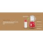 La Gourmet Healthy Retro Juice Blender - Imperial Red - 8