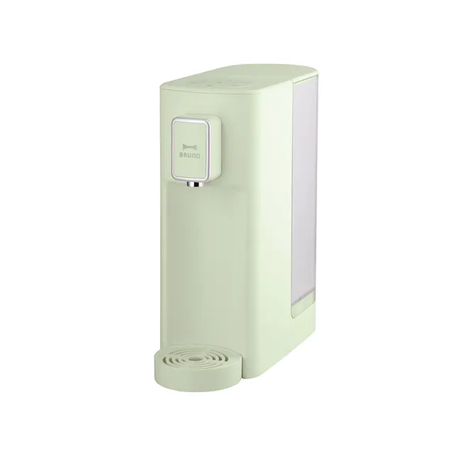 BRUNO Hot Water Dispenser - Green - 1 - Eco-friendly water dispenser, minimalist design, modern kitchen gadget, integrated