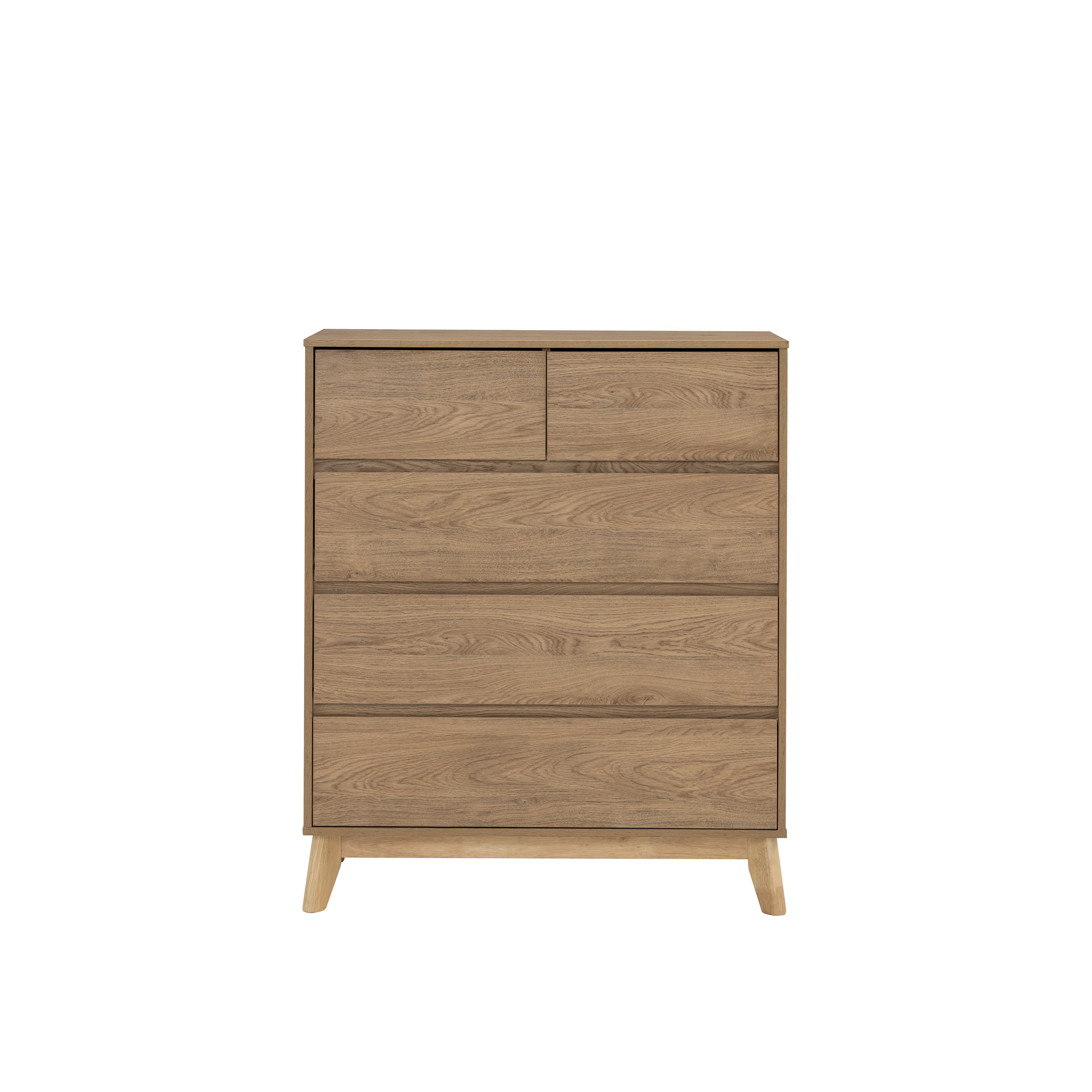 Herschel 5 Drawer Chest 0.9m - Natural