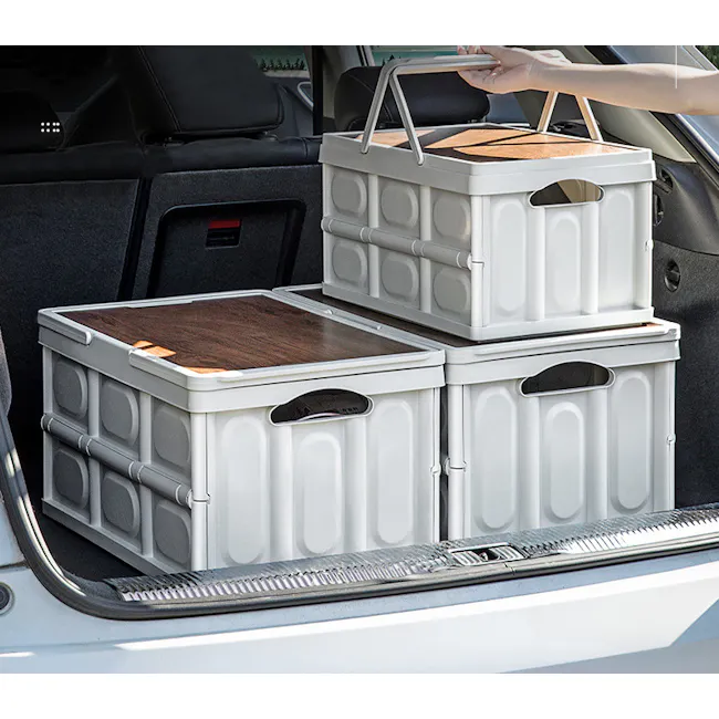 Blake Foldable Storage Box - Military Green - 6 - storage bins, portable storage, car trunk, folding storage, side storage