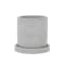 Round Concrete Pot with Saucer - Medium - 0