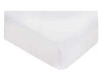 Natty Bedside Bed Fitted Sheet - White