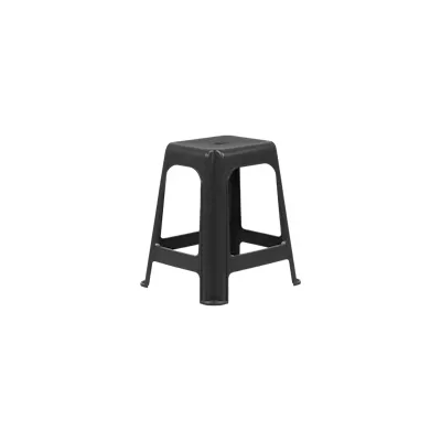 TOYOGO Square Dinning Stool - Black