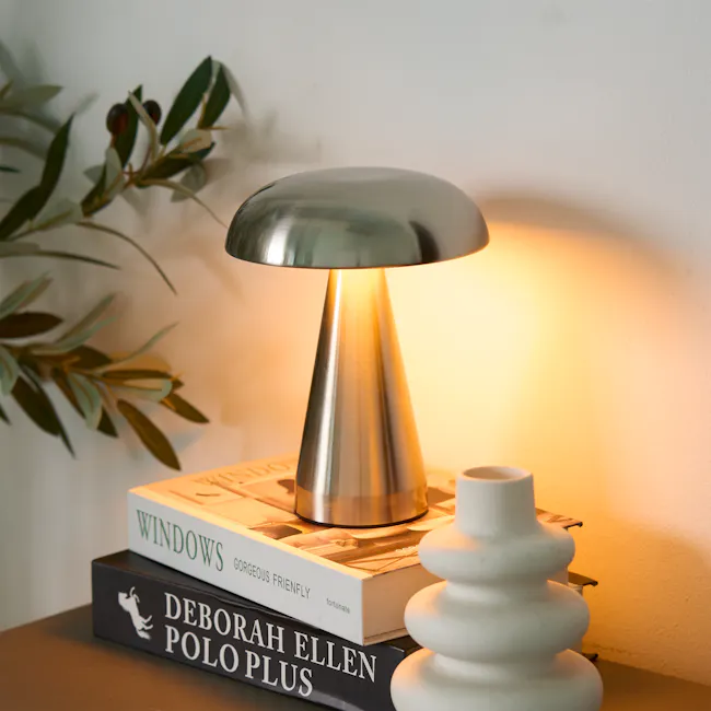 Roma LED Table Lamp - Silver - 9