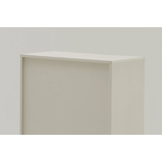 Heidi Tall Cabinet 1.2m - White - 13 - Minimalist cabinet, white color, clean lines, simple design, modern furniture