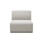 Milan 4 Seater Corner Extended Sofa - Ivory (Fabric) - 17