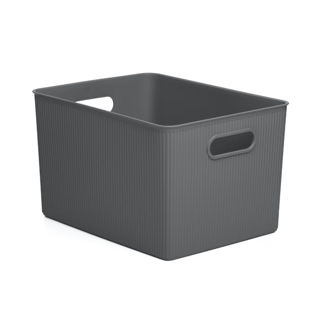 Tatay Organizer Storage Basket - Grey (4 Sizes) - 5L - 11
