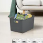 Tatay Organizer Storage Basket - Grey (4 Sizes) - 5L - 7
