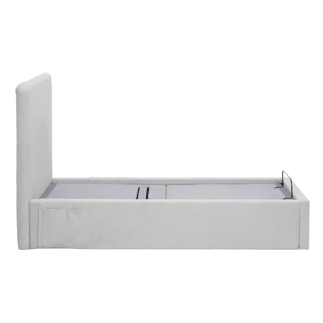 Aeva Single Adjustable Bed - Grey Boucle - 26