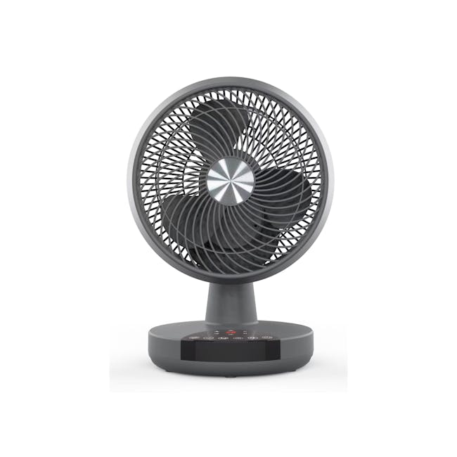 MORRIES 9 Inch Air Circulation Desk Fan with Remote - 1