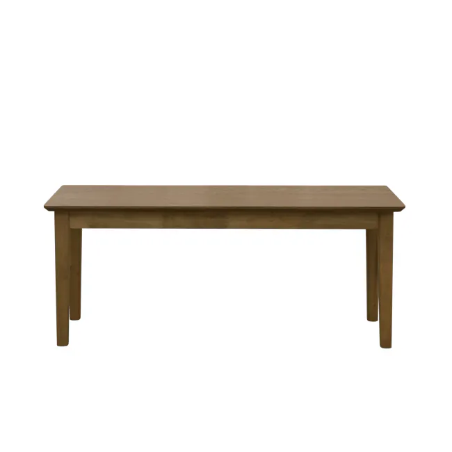 Koa Bench 1.1m - Walnut - 4 - Wooden rectangular table, minimalist design, natural wood finish, clean lines, simple