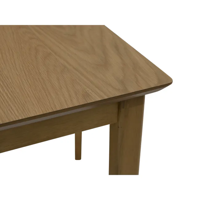 Koa Bench 1.1m - Walnut - 2 - Wooden table with smooth surface, natural wood grain, minimalist design, light brown color