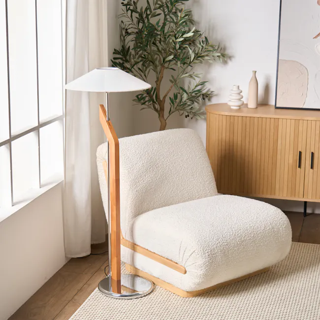 Karsen Floor Lamp - White - 5