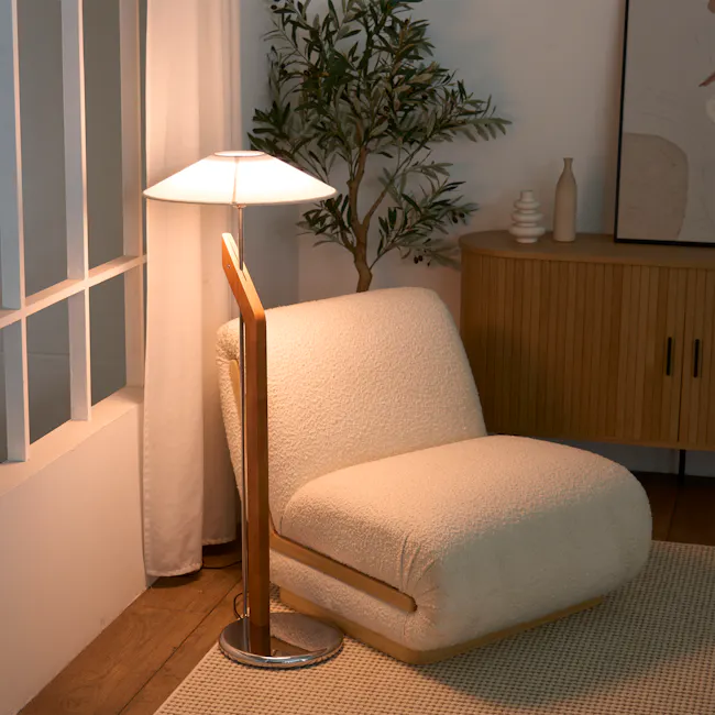 Karsen Floor Lamp - White - 4