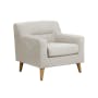 Damien 2 Seater Sofa with Damien Armchair - Sandstorm (Scratch Resistant Fabric) - 12