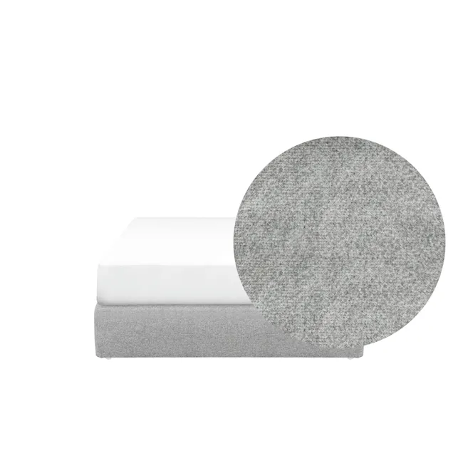 ESSENTIALS Single Box Bed - Mink Grey (Pet Friendly) - 1