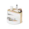 Moona Storage Box - White, Natural