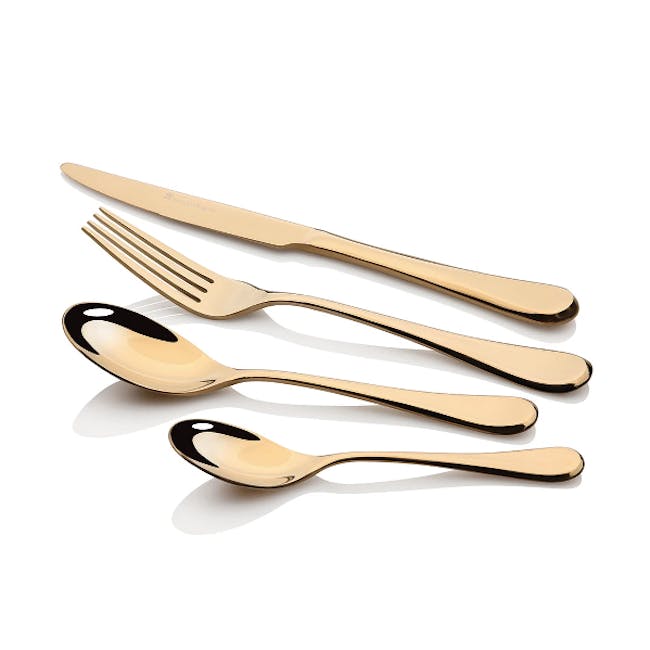 Stanley Rogers Chelsea Gold 24pc Cutlery Set - 0